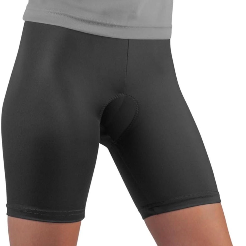 Black Women's Padded Bike Shorts